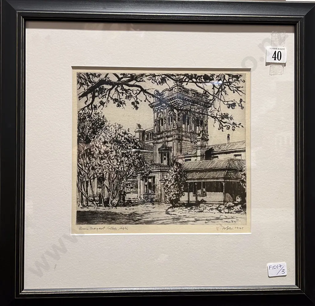 Queen Margaret College - Etching Image 1++