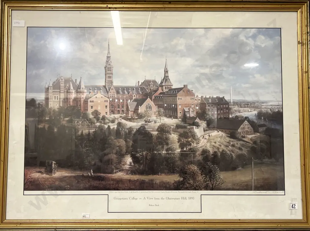 Robert Back - "A View from the Observatory Hill" - Signed Print Image 1++
