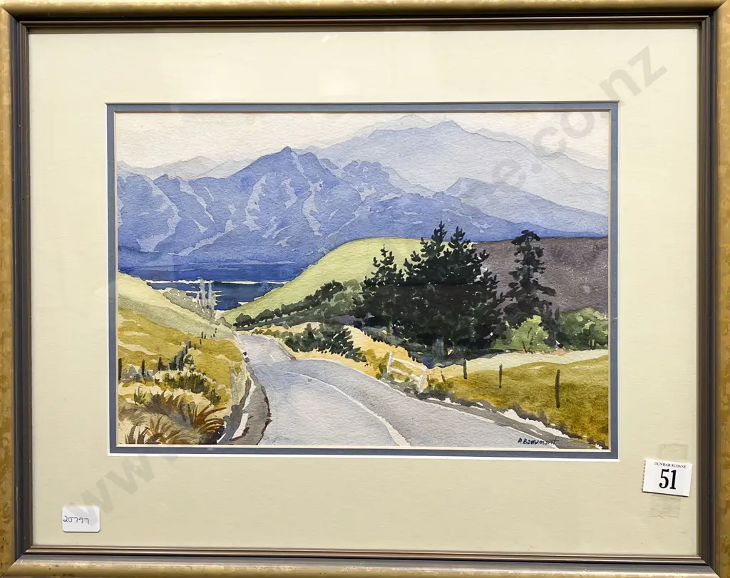 R Beaumont - Hawarden Plain - Watercolour Image 1++