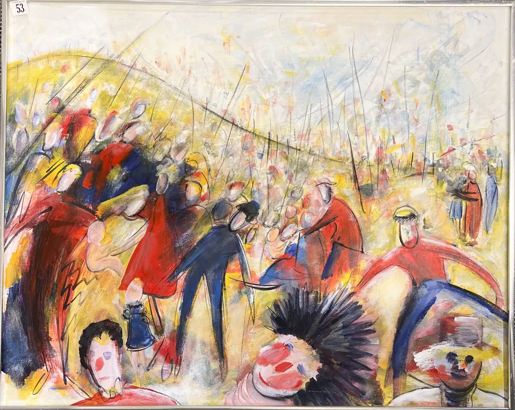 Sally Eden - Carnival (Resort Series)- Acrylic on Board Image 1++