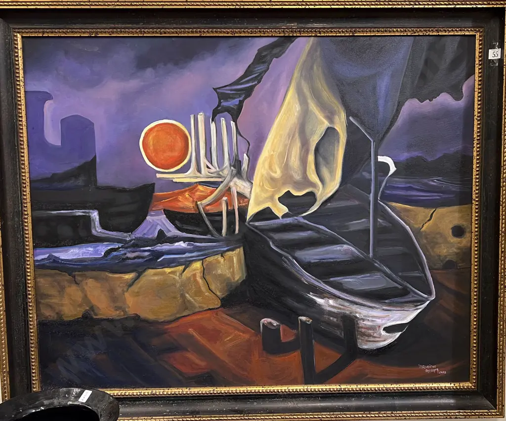 M Orellana - Untitled - Oil on Canvas Image 1++