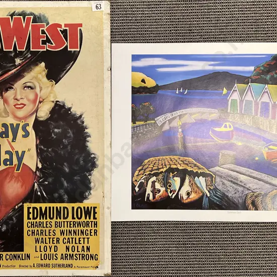 Vintage Mae West Movie Poster