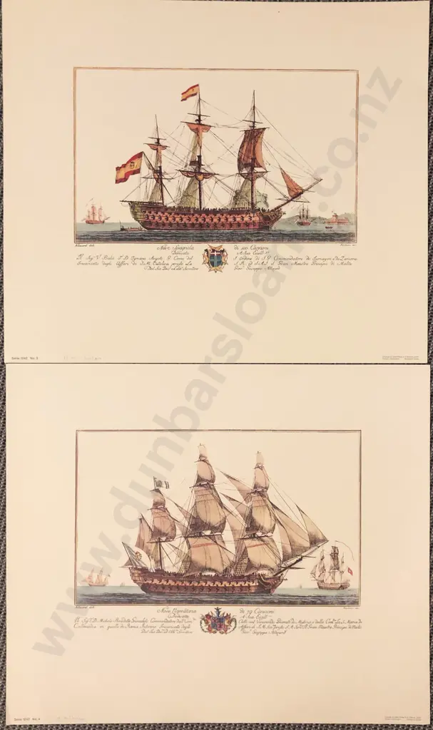 Six Reproduction Prints - Sailing Ships Image 1++
