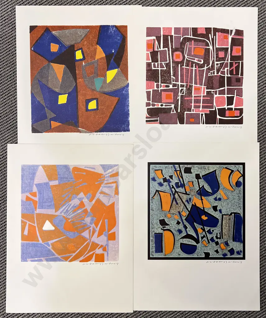 Five Oskar Dalvit Reproduction Prints (unframed) Image 1++