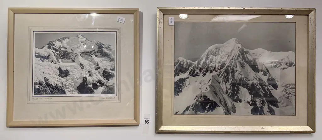 Ian Johnston Mt Cook Black & White Photograph together with Similar Image 1++