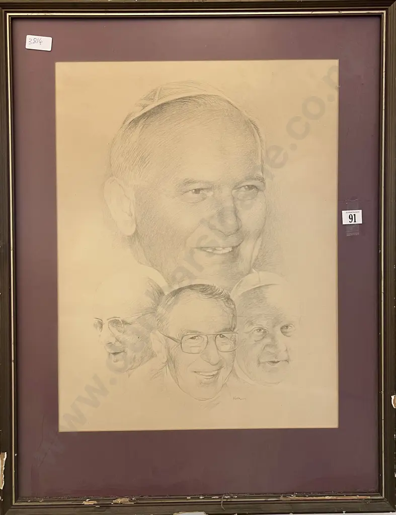 Kuek - Sketch of Religious Figures Print Image 1++