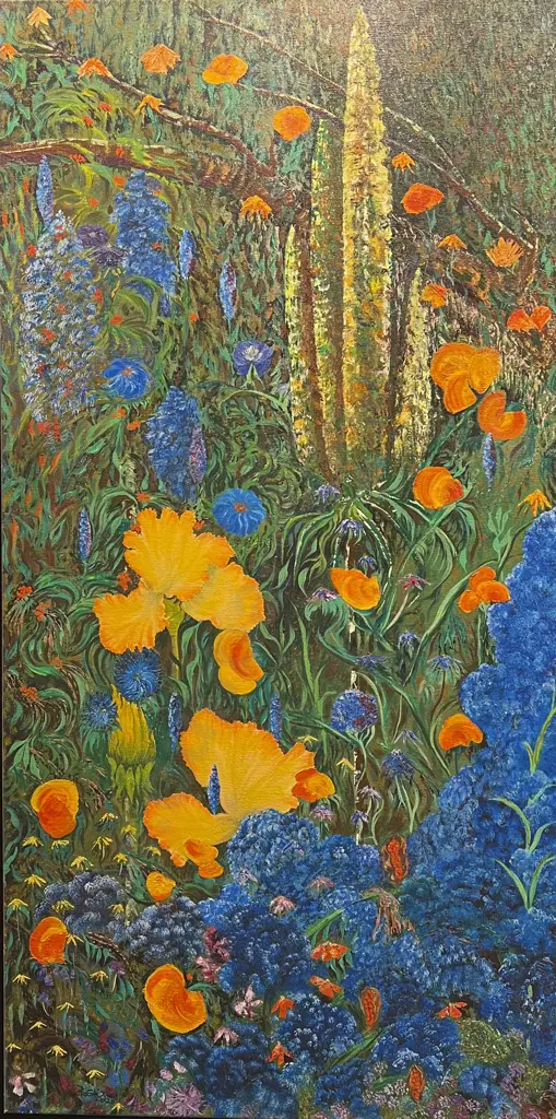 Beryl Skipper - Flower Garden - Digital Print Image 1++