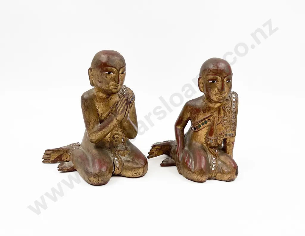 Pair of Child Buddha Figures Image 1++