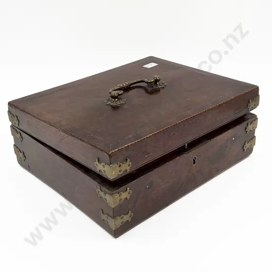 Mahogany Work Box with Key