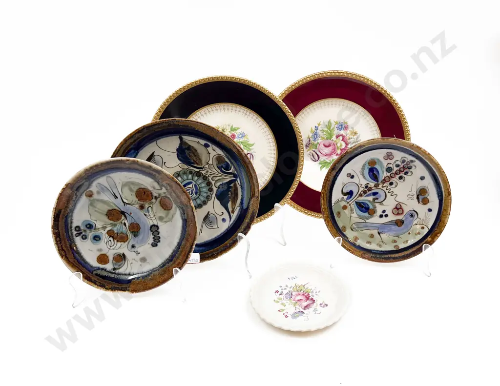 Three Mexican Pottery Plates Image 1++