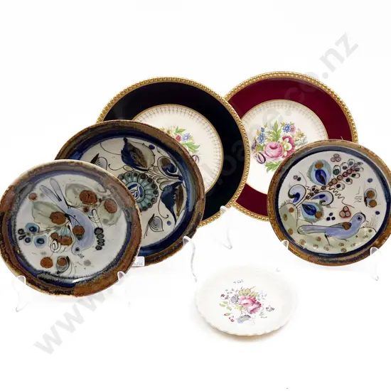 Three Mexican Pottery Plates