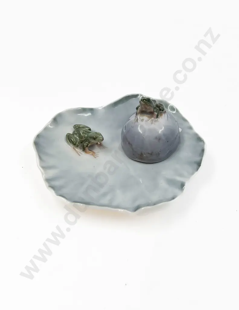 Two Royal Copenhagen Frog Ornaments Image 1++