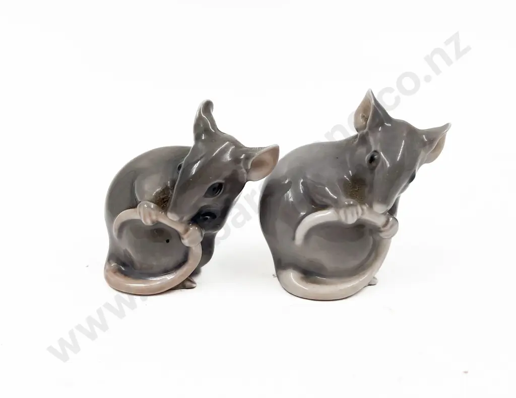 Two B & G Mice Ornaments Image 1++