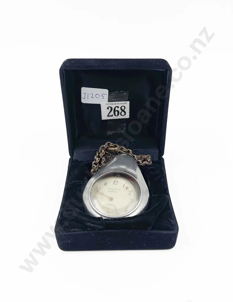 H. Roeland Pocket Watch with Carry Case Image 1++