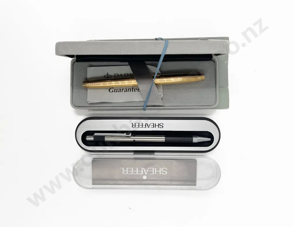 Parker Fountain Pen and Sheaffer Ballpoint Pen Image 1++