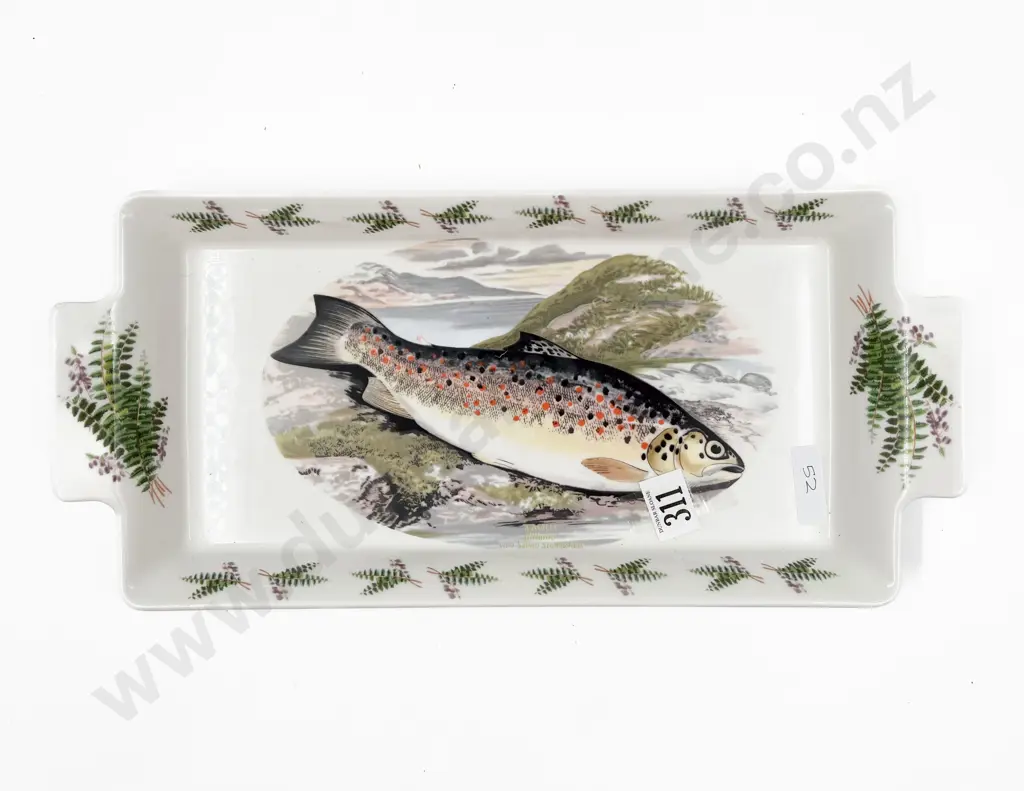 Portmerion "The Complete Angler" Rectangular Tray Image 1++