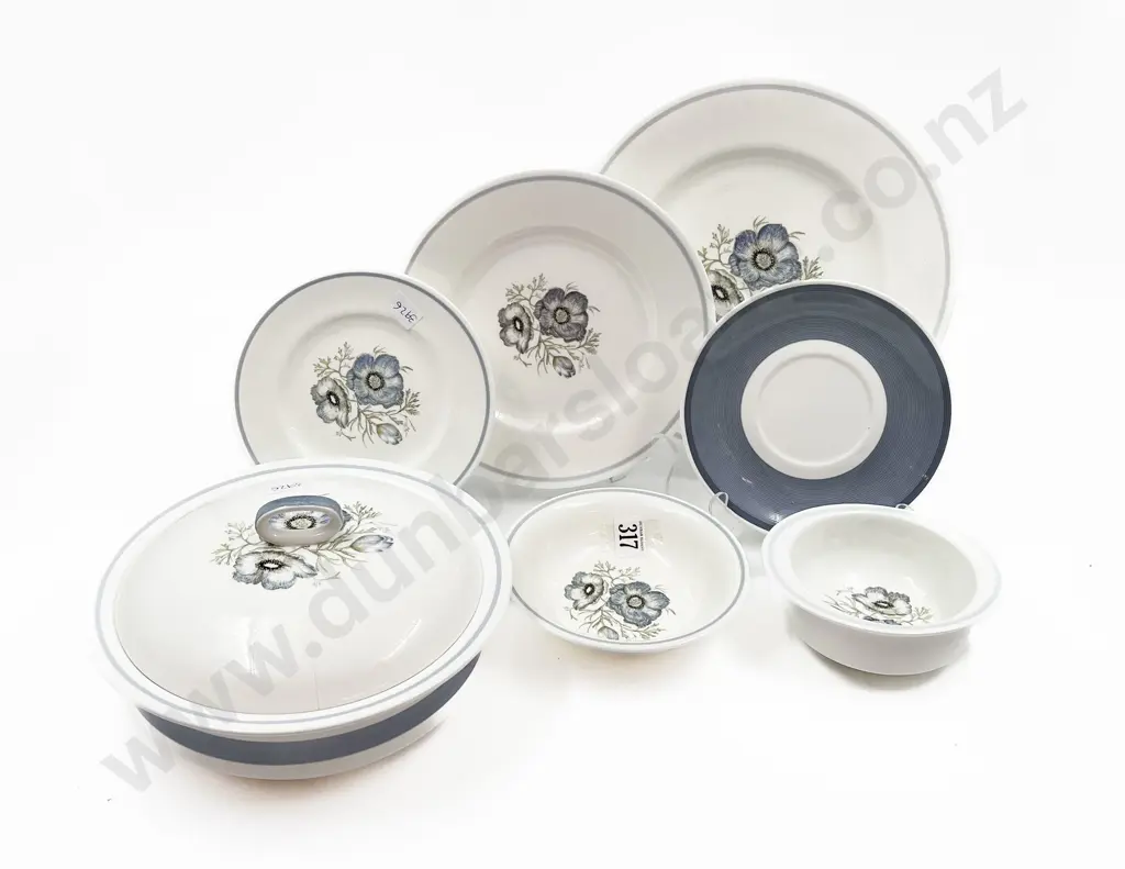 Wedgwood Susie Cooper Design "Glen Mist" Part Dinnerset Image 1++