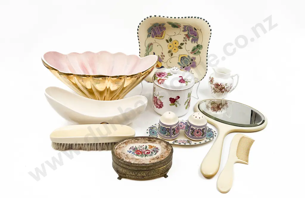 Box of Assorted China etc including Honiton Image 1++