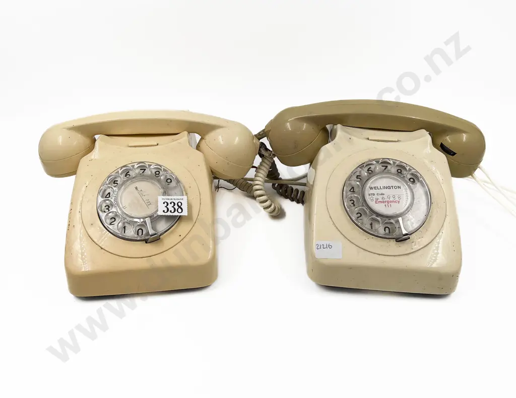 Two Vintage Telephones Image 1++