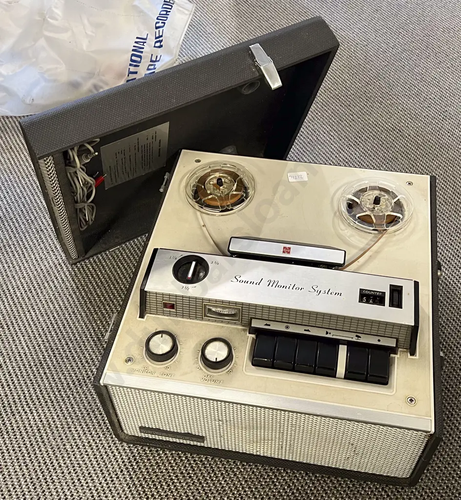 Vintage National Tape Recorder Image 1++