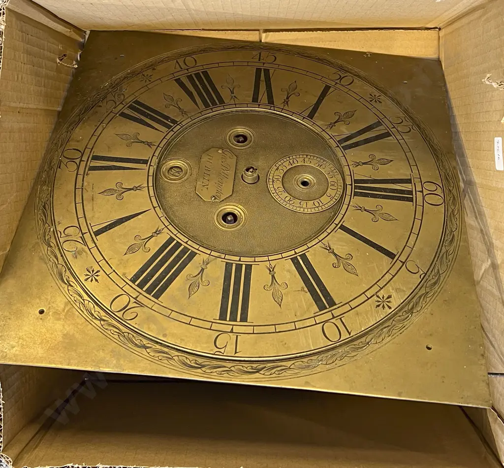 Vintage Grandfather Clock Face and Pendulum (for restoration) Image 1++