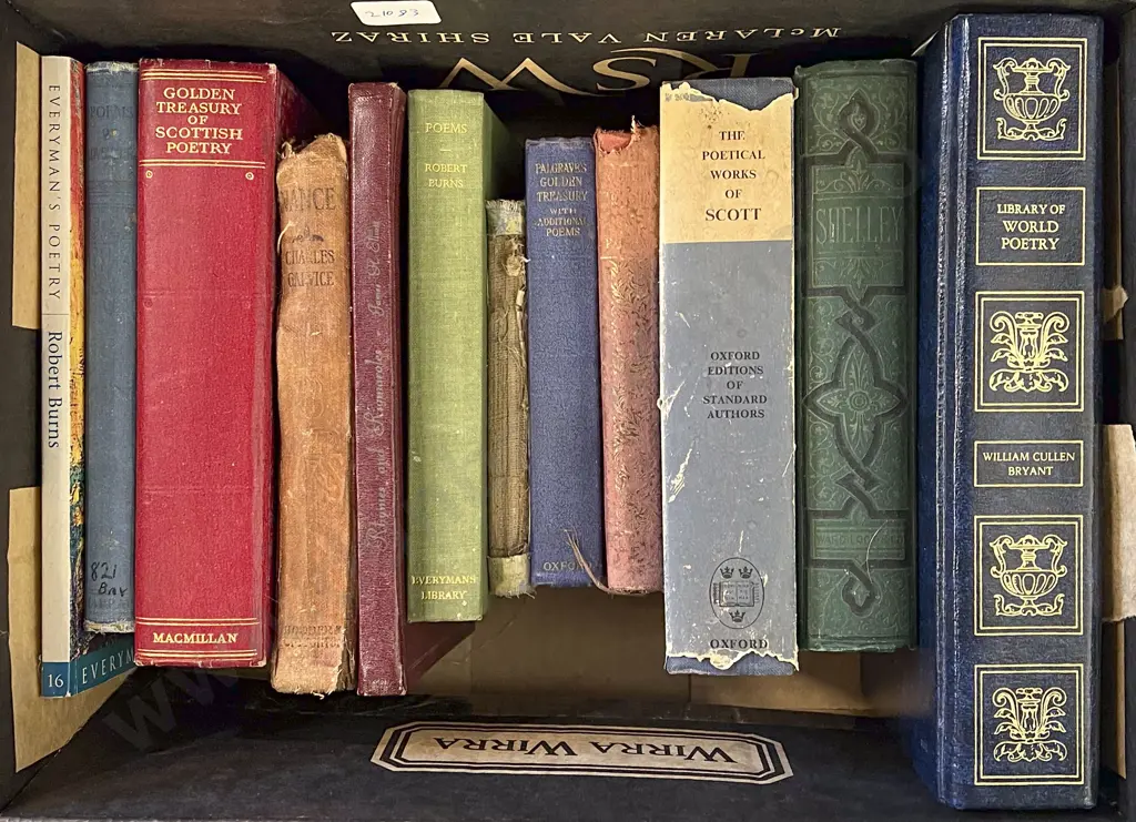 Box of Scottish Poetry Books Image 1++