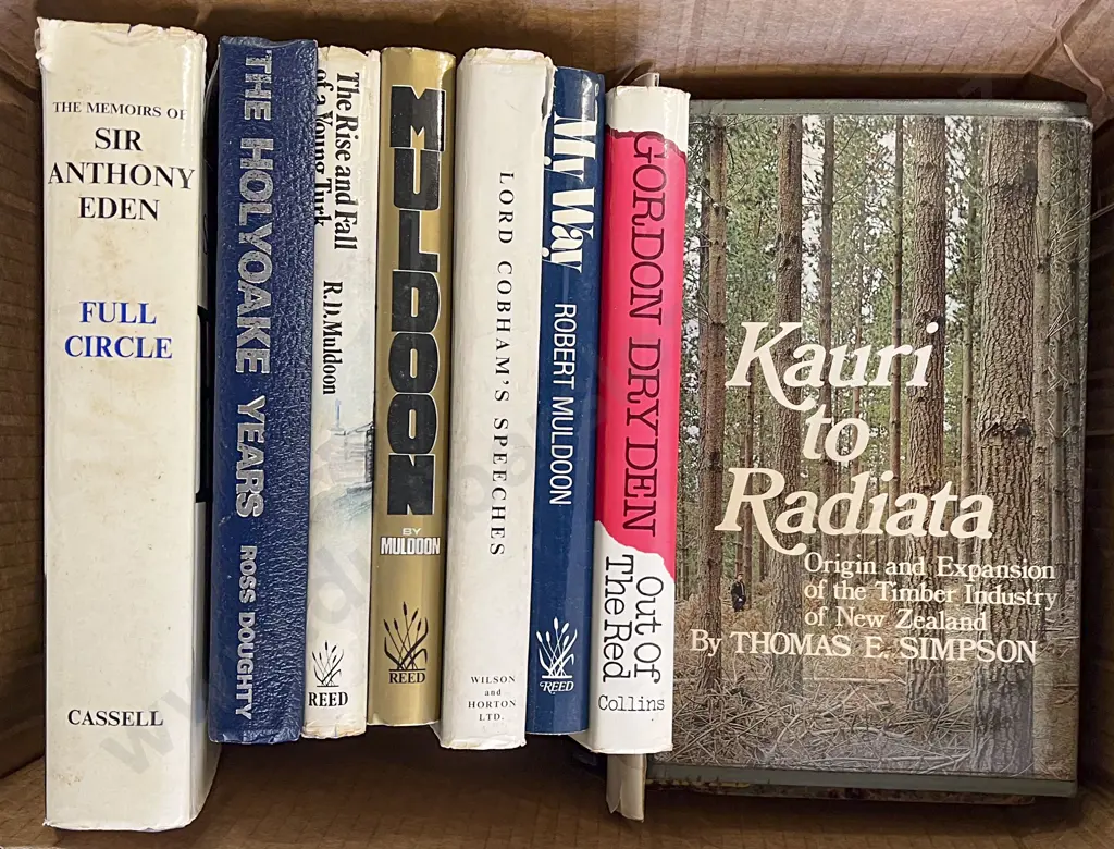 Box of NZ Political Biographies etc Image 1++