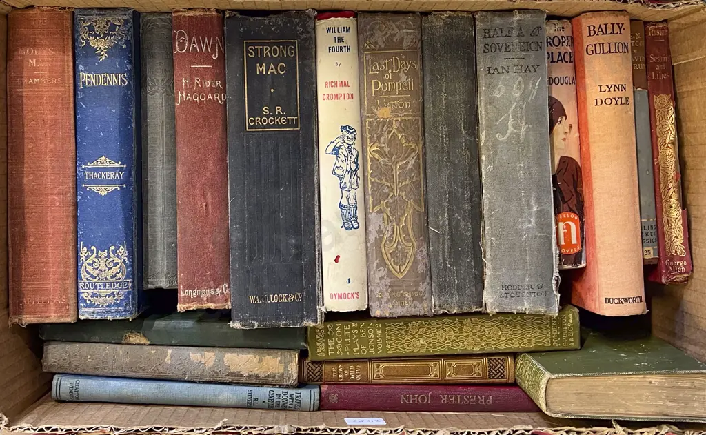 Box of Early 1900's Novels Image 1++
