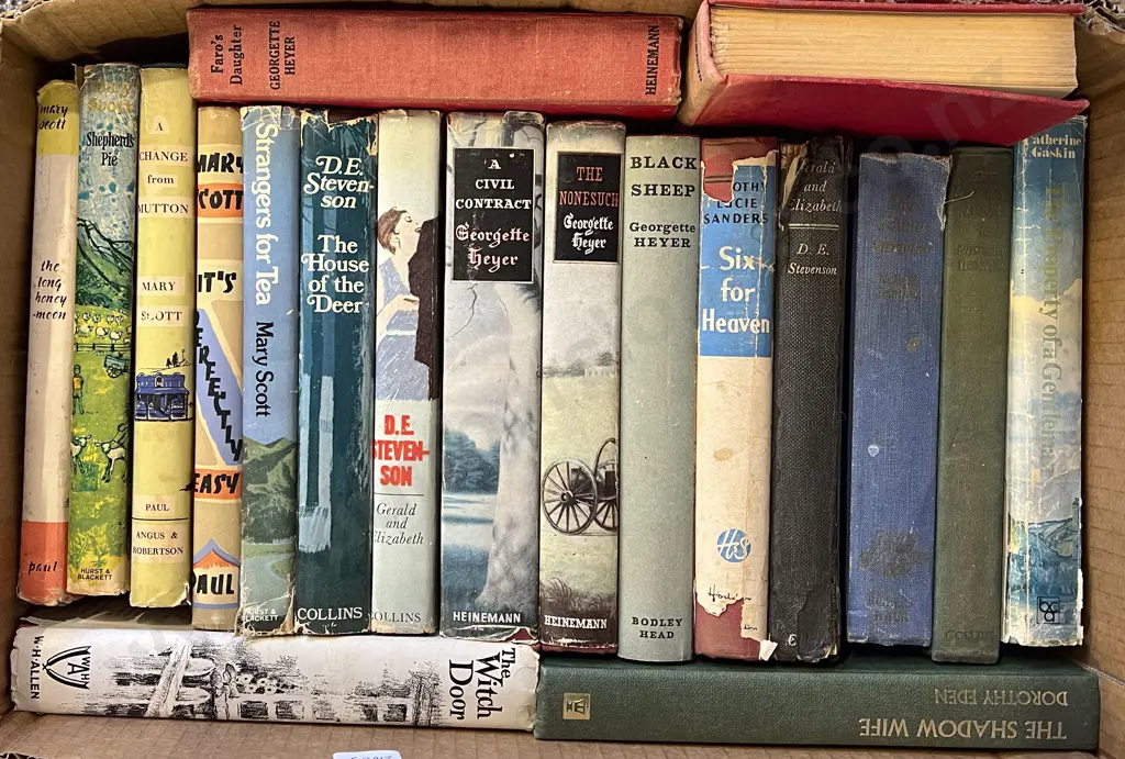 Box of Romance Novels Image 1++