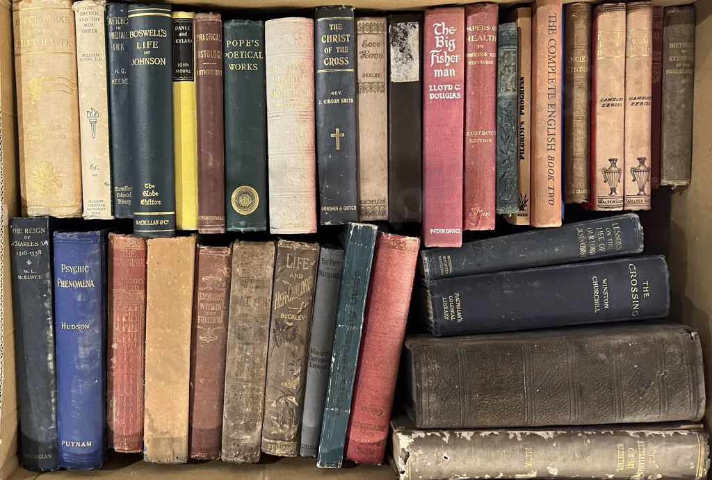 Box of Assorted Vintage Books Image 1++