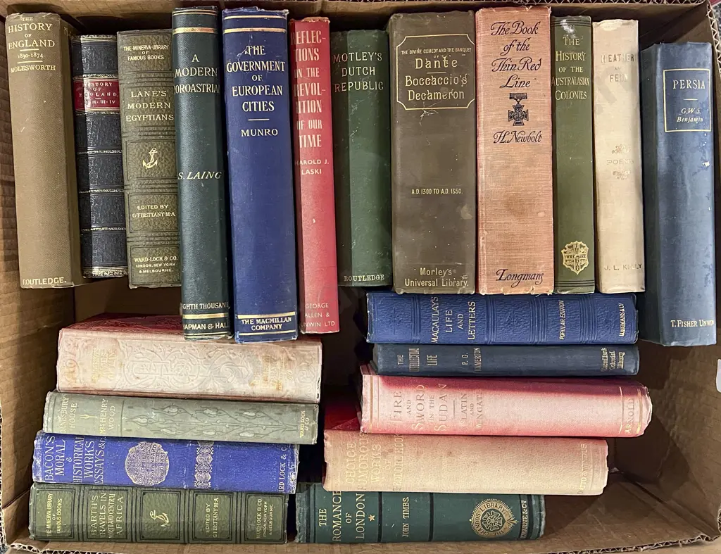 Box of Assorted Vintage Books Image 1++