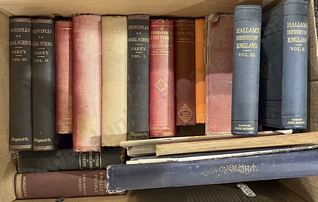 Box of Assorted Vintage Books Image 1++
