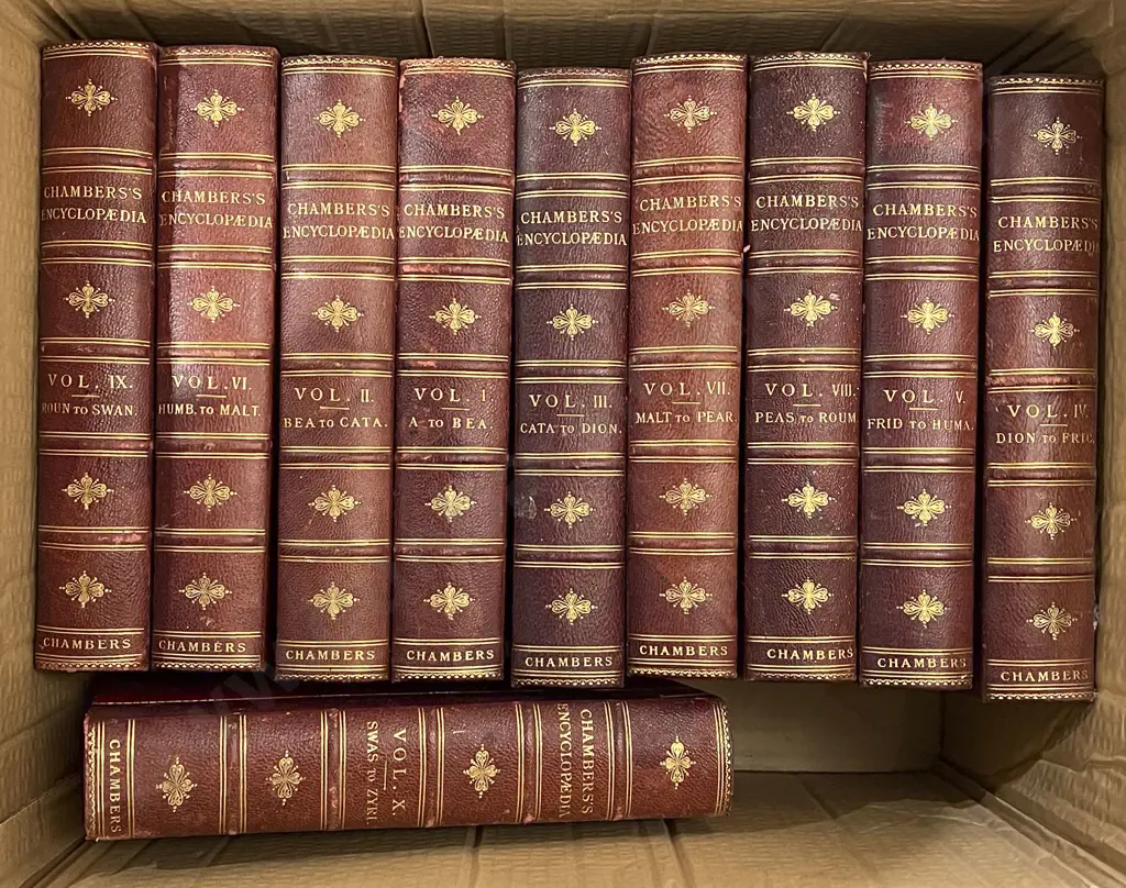 Chambers's Encylopedia Volumes 1 - 10 Image 1++