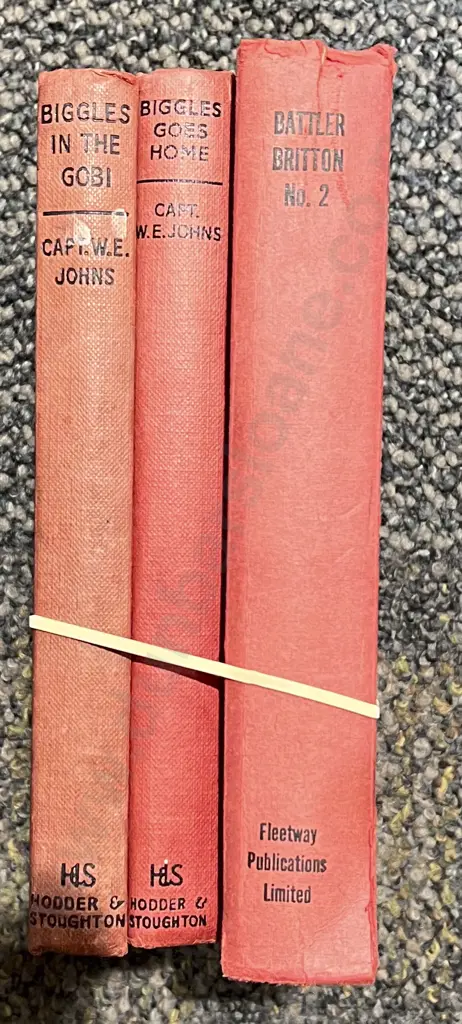Two Biggles Novels with Battler Britton No. 2 Image 1++