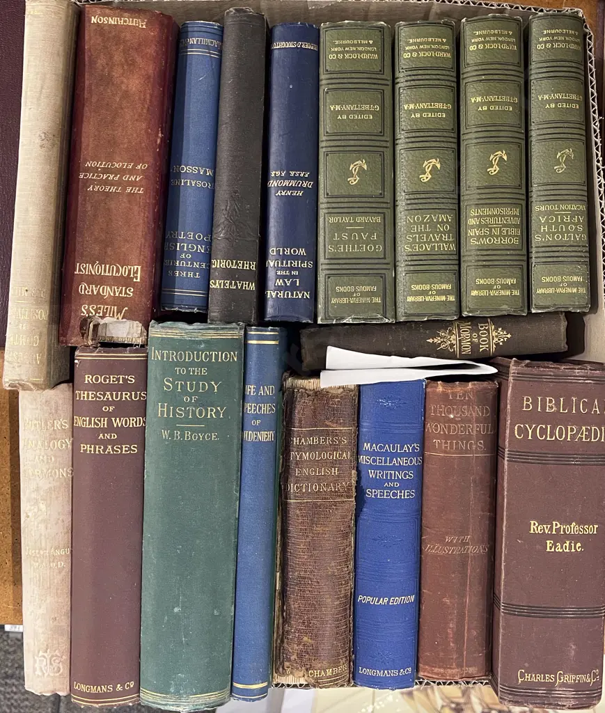 Box of Assorted Vintage Books Image 1++