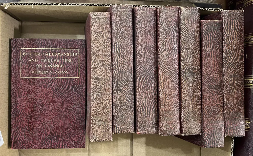 Quantity of Herbert N. Casson Business Advice Volumes Image 1++