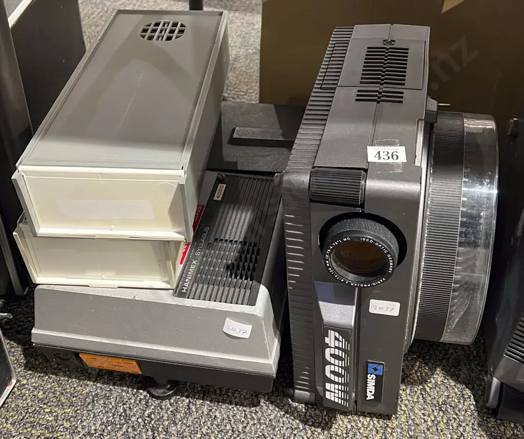 Two Vintage Slide Projectors Image 1++