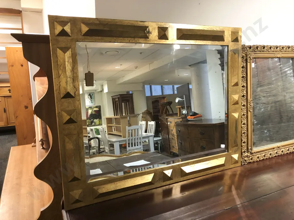 Large Bevel Edged Modern Wall Mirror Image 1++