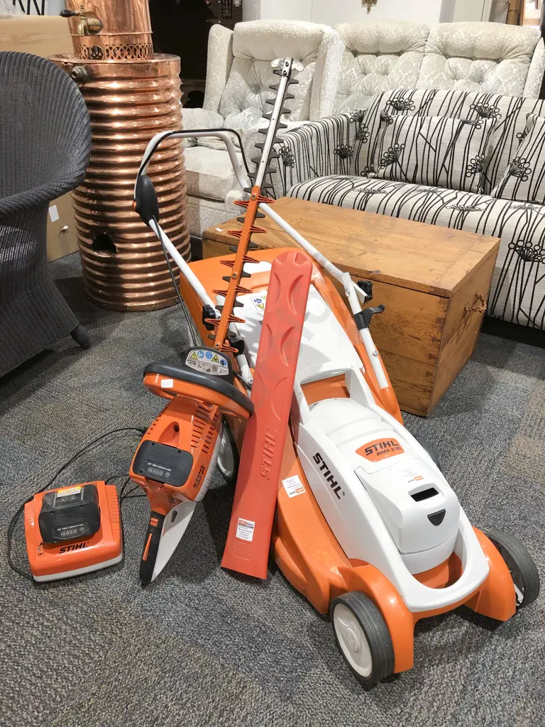 Stihl Hedge Trimmer and Lawn Mower Image 1++