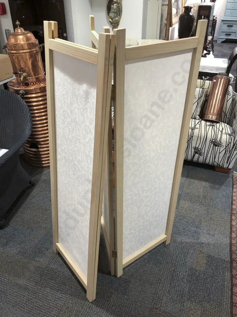 Pair of Modern Two Panel Dressing Screens Image 1++
