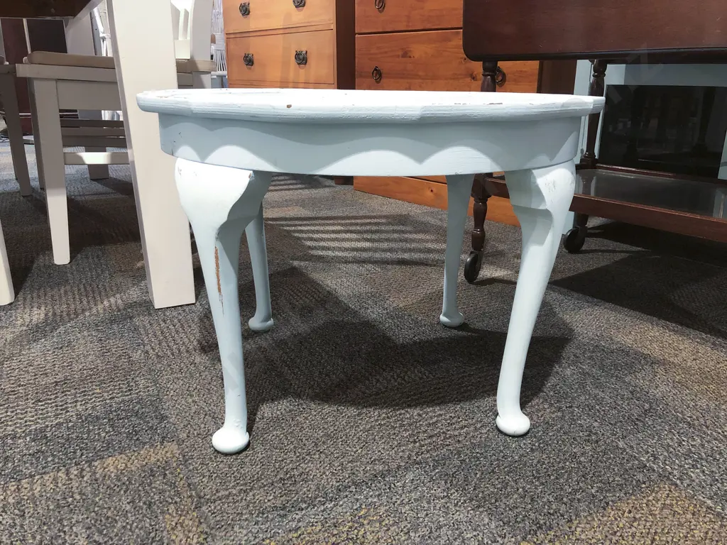 Painted Circular Coffee Table Image 1++