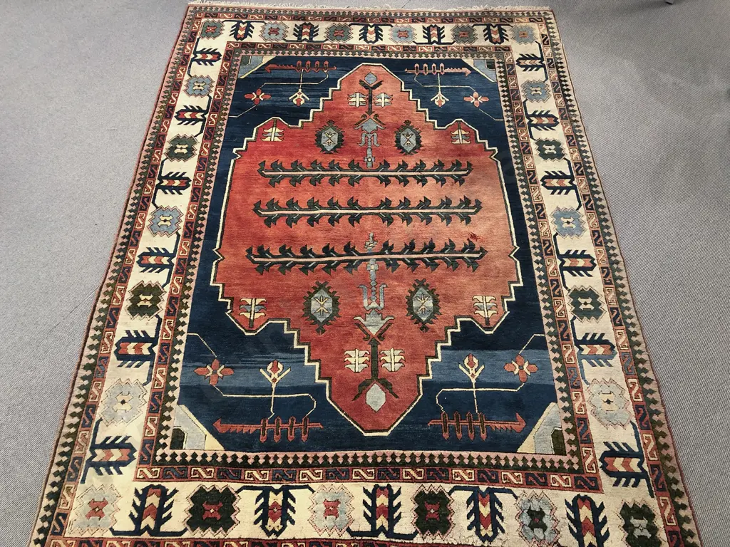 Large Turkish Tribal Floor Rug Image 1++