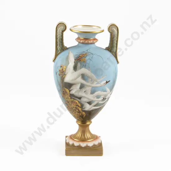 Royal Worcester Two Handled Vase