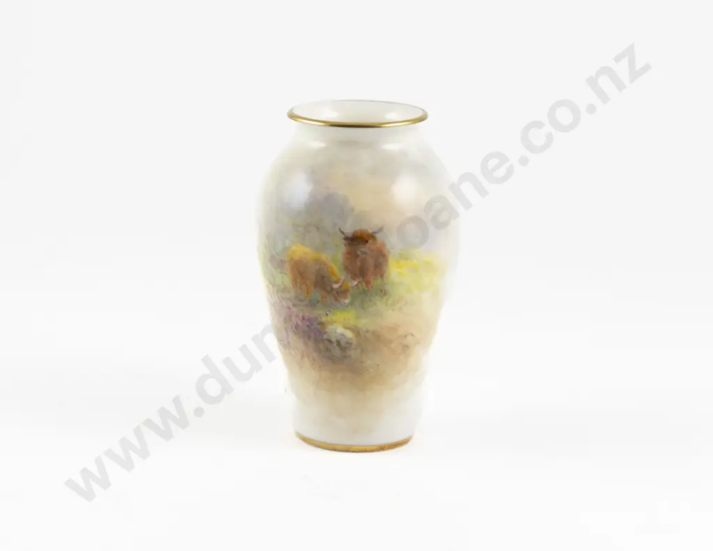 Royal Worcester Ovoid Posy Vase Image 1++
