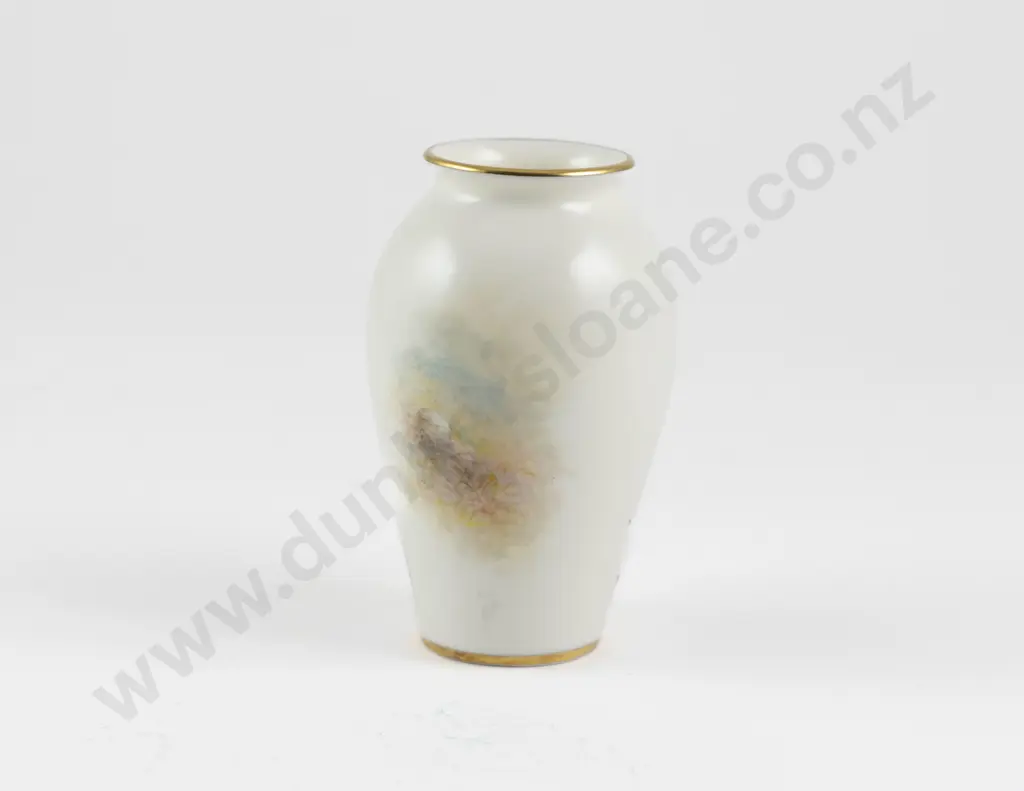 Royal Worcester Ovoid Posy Vase Image 1++