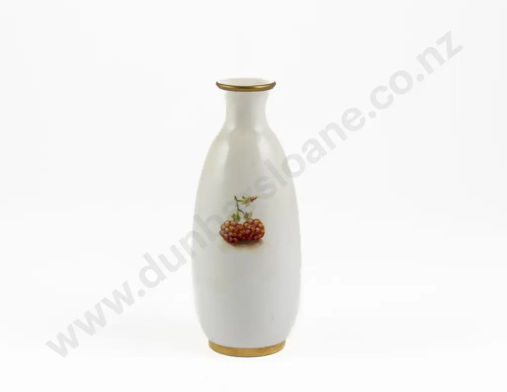 Royal Worcester Hand Painted Vase Image 1++