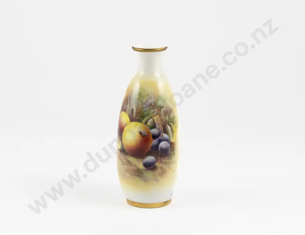 Royal Worcester Hand Painted Vase Image 1++