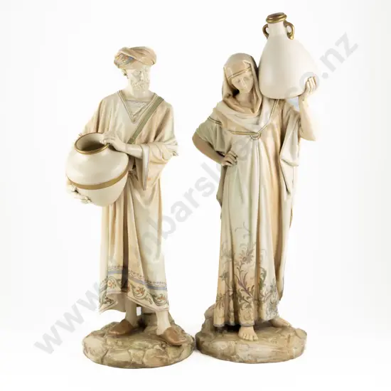 Pair Royal Worcester Cairo Water Carriers