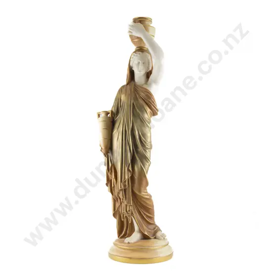 Late C19th Royal Worcester Figure of a Grecian Water Carrier