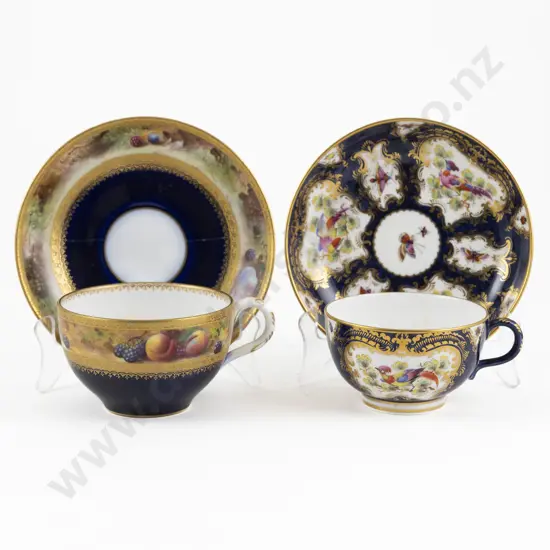 Royal Worcester Hand Painted Tea Cup and Saucer